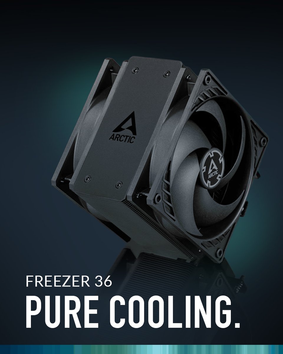 ARCTIChannel's tweet image. Cool and quiet ❄️🔇

@pcgamer put popular CPU air coolers to the test, measuring both performance and noise levels. The Freezer 36 came out on top with the lowest temperature and the lowest noise, proving that powerful cooling does not have to be loud. 🖥️💪