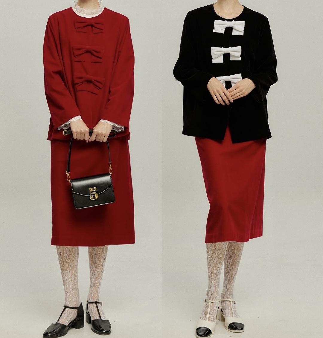 10月9日(木)新作販売開始 《ケーキは何ピース欲しい？》Top,Skirt/Red