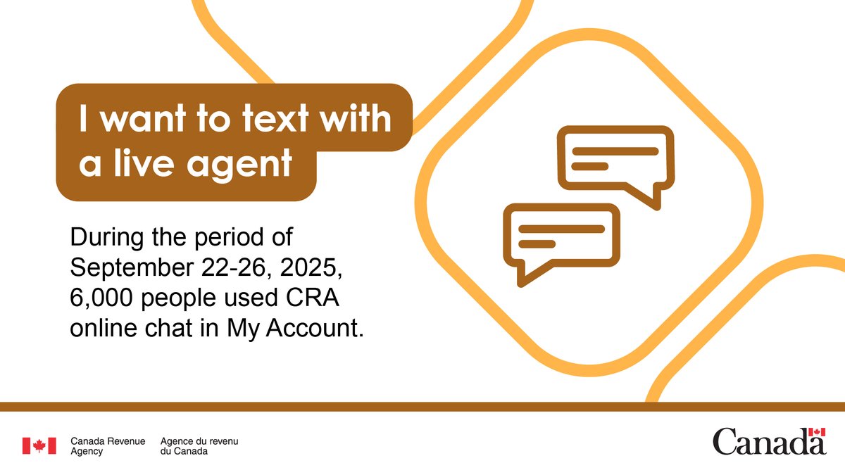 CanRevAgency's tweet image. Talk with a live agent using online chat after signing in to your CRA account and going to My Account. The online chat is available Monday to Friday from 8am to 8pm ET.
Get the latest updates on our 100-day plan: ow.ly/ps1T50X7YIH #CdnTax