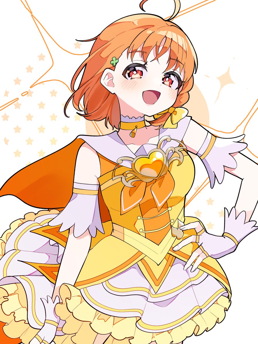 #Aqours：高海千歌
ずっと描きたかった衣装！9人ラフ用意済みです！描き切るぞー！！