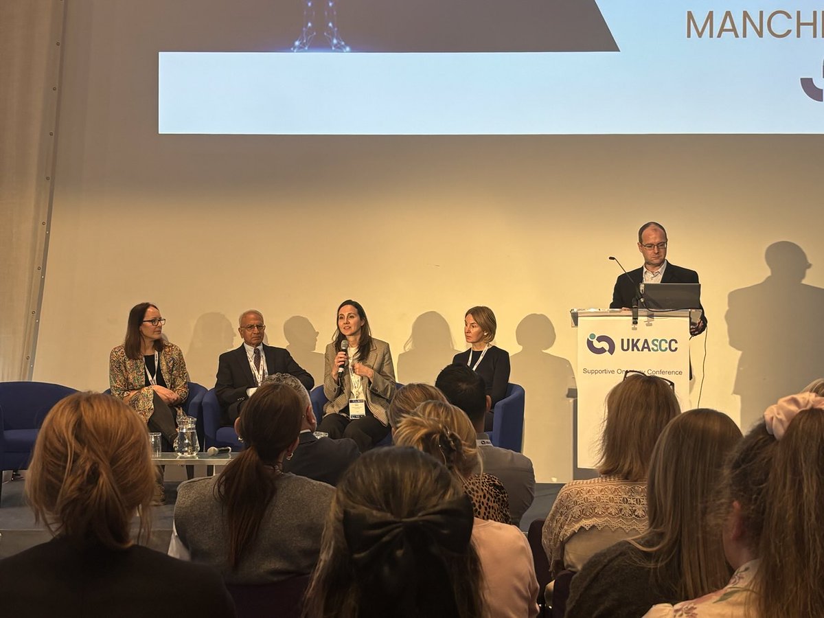 Really talented panel to discuss supportive care in heam malignancies #ukascc2025
Topics covered CART, nutrition, exercise, pain biomarkers #ukascc2025