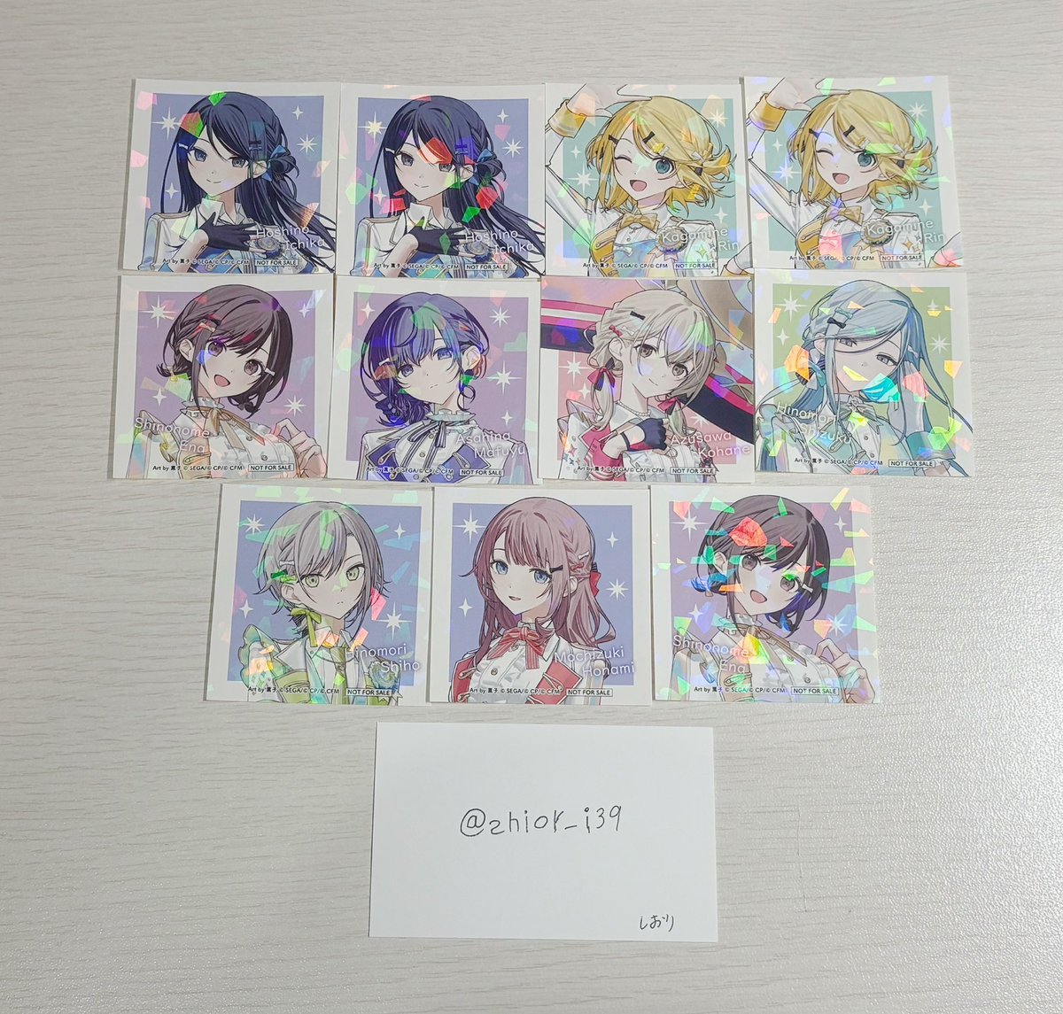 【交換】プロセカ感謝祭 特典 ホログラムステッカー

求￤ 初音ミク

譲￤ 画像

郵送交換希望
お気軽にお声掛けください