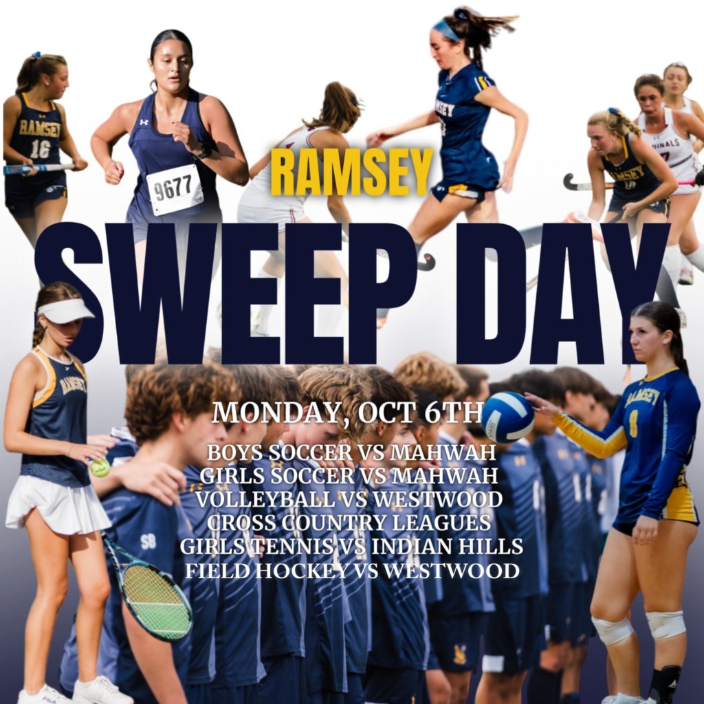 RamseyAthletics's tweet image. Monday was a successful day for all competing teams!  What a day to be a Ram! #Sweep