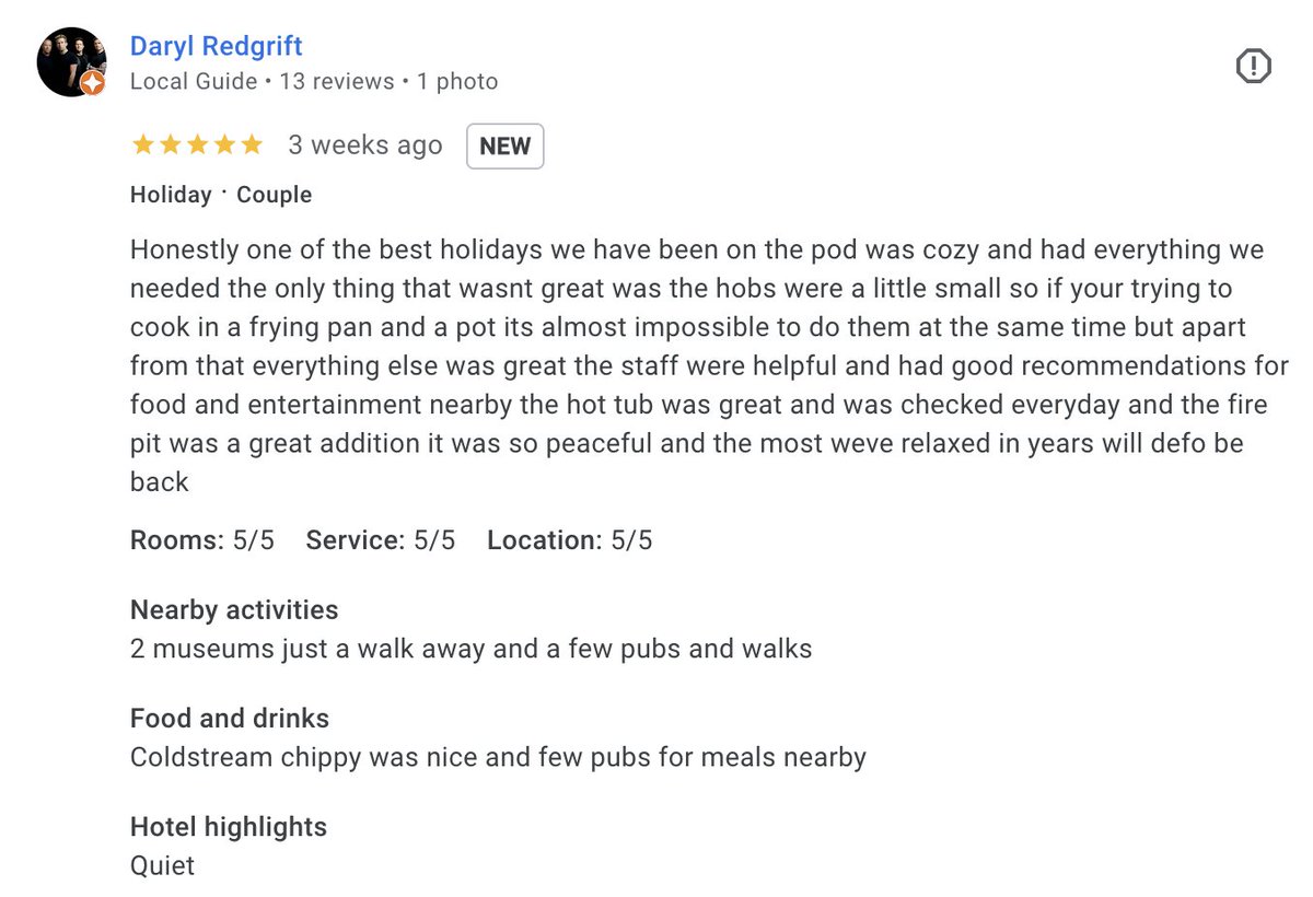 Coldstream Holiday Park tweet media