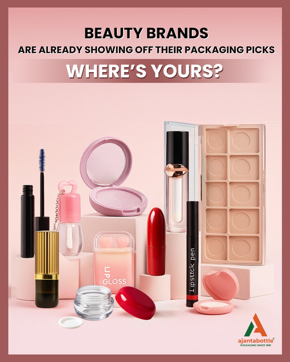 AjantaBottle's tweet image. 💄✨ Leading beauty brands are already redefining their packaging game and it’s time for yours to shine too. ✨💄

 Explore the full range: ajantabottle.com/categories/col…
.
.
.
.
#ColorCosmetics #MakeupMagic #BeautyTrends #VibrantLooks #CosmeticArt #MakeupAddict #BoldColors