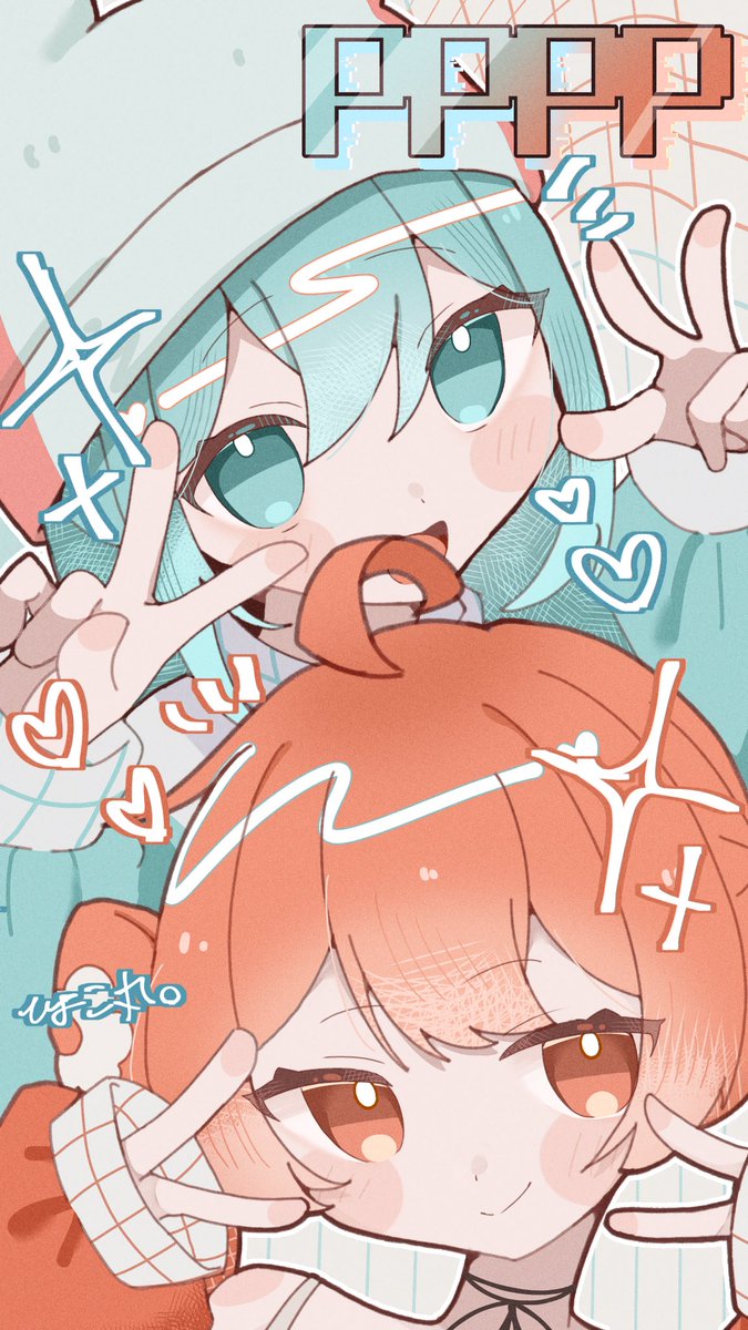 YouTubeにメイキング載ってます‼︎#PPPP #初音ミク #重音テト