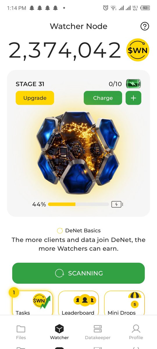 Engr_EcheAE's tweet photo. Launching Watcher Node to secure @DeNetPro  storage network, live from Lagos. #WatchersEverywehere https://t.co/9AOf56zCWm