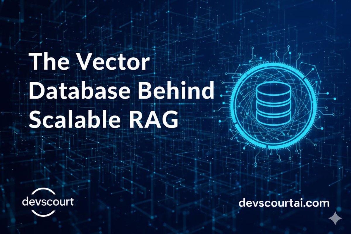 devscourtAI's tweet image. RAG systems are changing the LLM game, but is your vector database up to the task? Latency at scale is the silent killer. What's your go-to vector store for production-grade RAG, and why? Share your stack! 👇
#AIEngineering #RAG #VectorDatabases #LLMOps