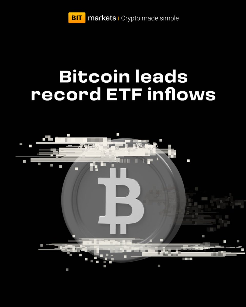 Bitcoin surged to a new high of $126,200, leading nearly $3.5B of the $5.6B in crypto ETP inflows last week - a rally driven by rising investor confidence and a renewed push into digital assets amid global risks.

Stay up-to-date with the latest in crypto:
BITmarkets.com/en/insights