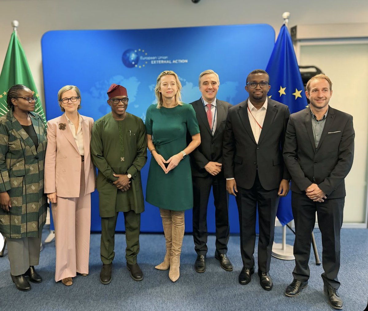 OmarFarukOsman's tweet photo. The successfully concluded AU–EU Human Rights Dialogue, co-chaired by H.E. Ambassador @Bankole_Adeoye, African Union Commissioner for Political Affairs, Peace and Security, and H.E. @KajsaOllongren, EU Special Representative for Human Rights, provided an important platform where we, as civil society representatives, were able to make our mark in highlighting pressing human rights concerns.

Through this sustained, engaging and constructive dialogue, we raised cases of violations, the shrinking of civic space, the spread of disinformation and misinformation, the undermining of human rights institutions and campaigns aimed at discrediting human rights defenders. #AUEU25