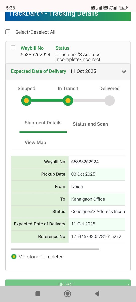 Manil_jha's tweet photo. Without delivery attempt and calling bluedart updates consignee in complete address, every parcel delivery time bluedart doing same bad activity. @BlueDartCares @NetMeds https://t.co/u4IAEOUNGb