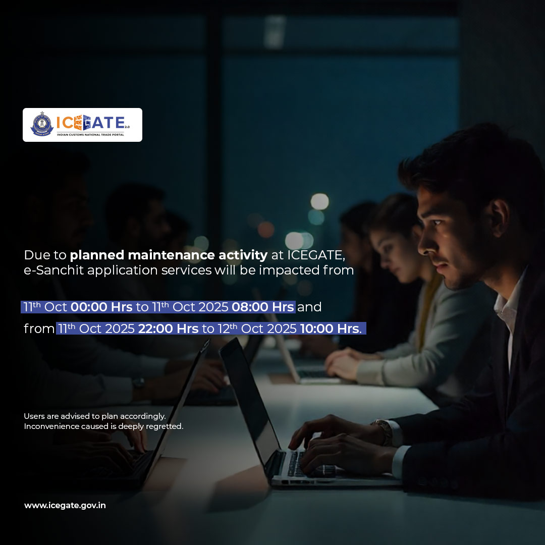 ICEGATE (CBIC) tweet media