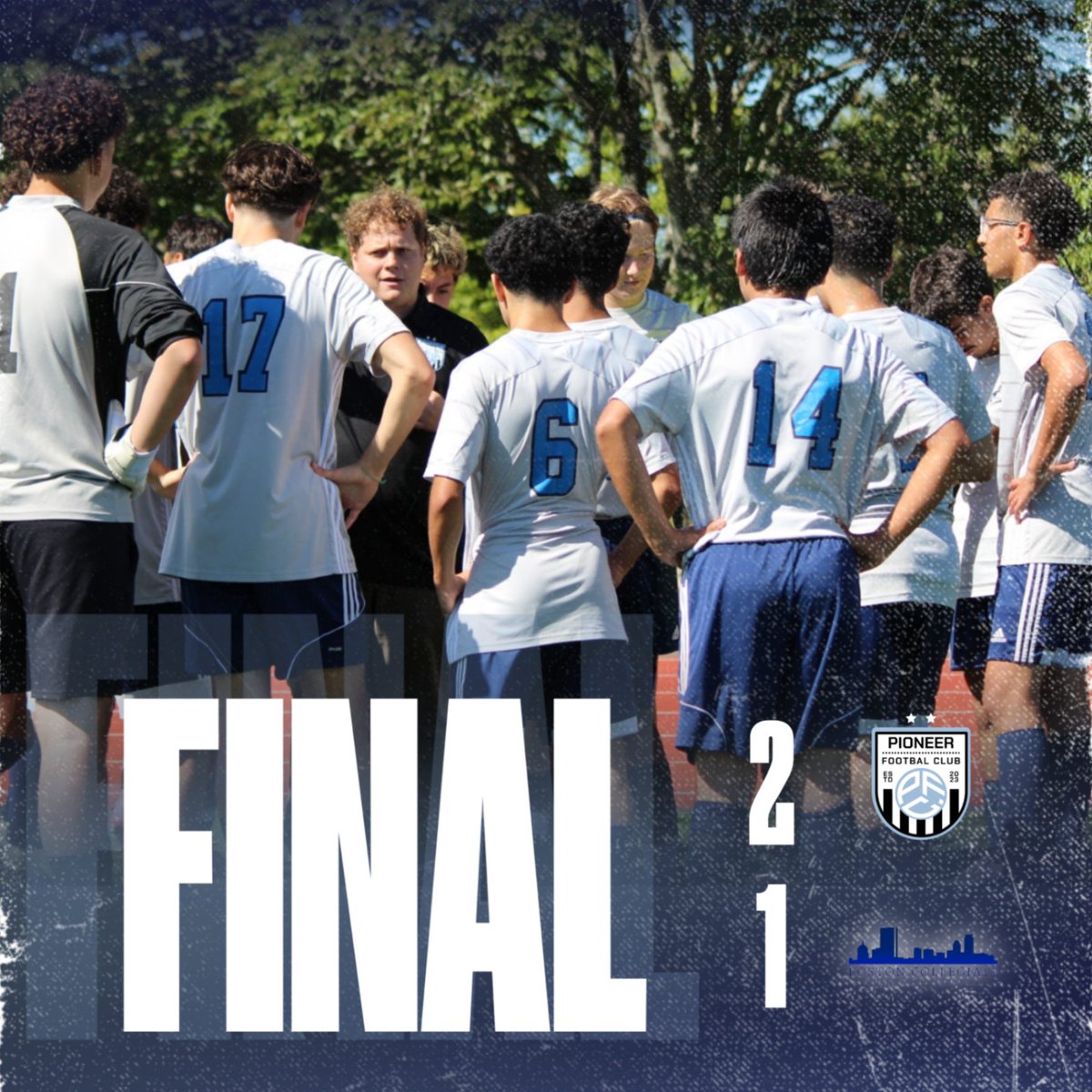The Varsity Boys' Soccer team took home the win (2-1) yesterday night against Boston Collegiate. Keep up the good work!