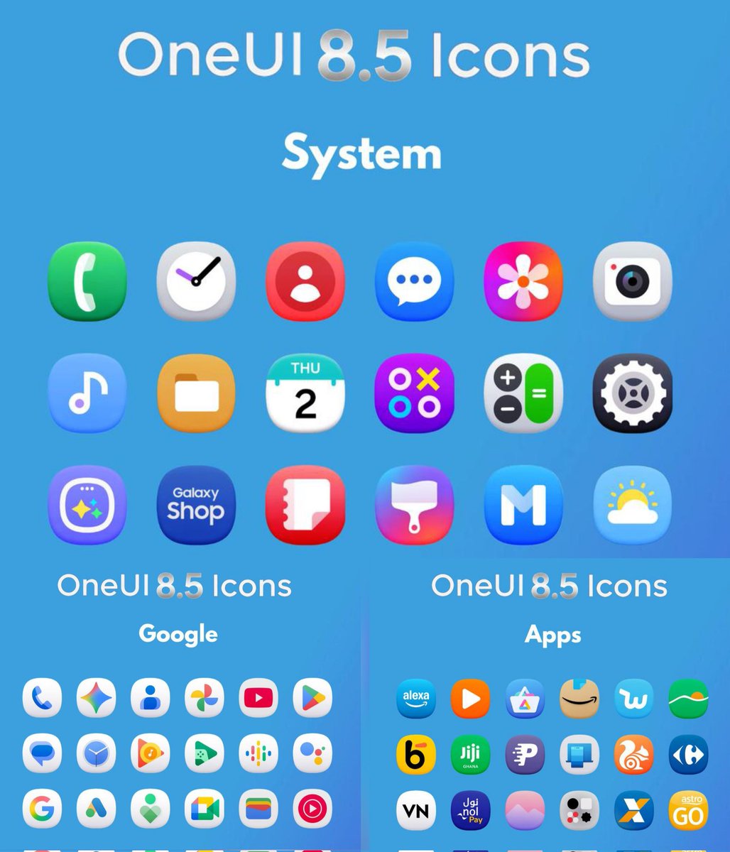🎁 GIVEAWAY – 10 Random Winners! 🎉

1000 Followers Completed 🙌 

Win the Awesome One UI 8.5 3D Icon Pack (1,425+ icons) 🔥

To Enter 👇
1️⃣ Follow Me &amp; <a href="/AndroidTools3/">Android Tools 4U</a>
2️⃣ ❤️ Like
3️⃣ 💬 Comment your device
4️⃣ ♻️ Repost

🕒 Winners in 72 hrs!

#OneUI8_5 #Samsung