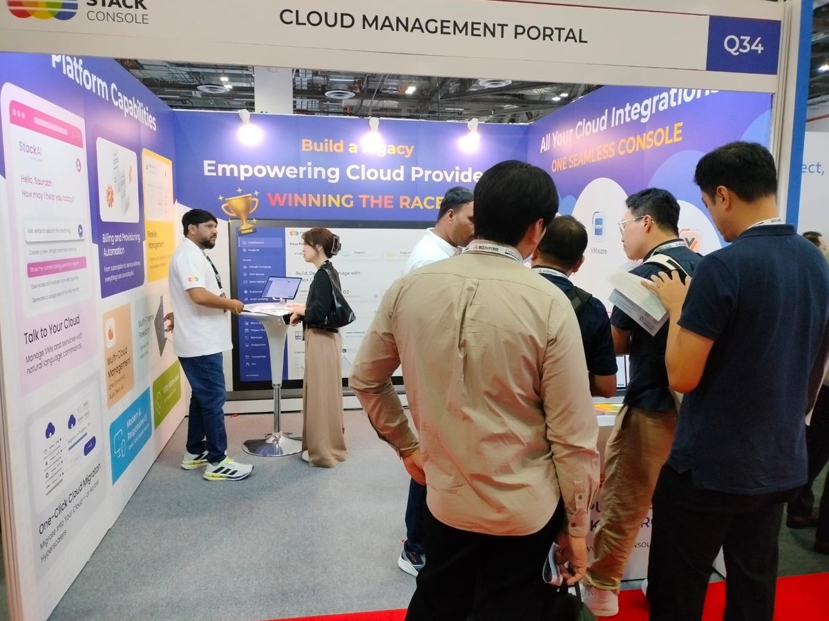 stackconsole's tweet image. Day 1 at Cloud & AI Infrastructure Singapore 2025!
It’s been an incredible start — great conversations, exciting new connections, and even some wonderful visits from our existing clients. Thank you to everyone who stopped by the Stack Console booth today!