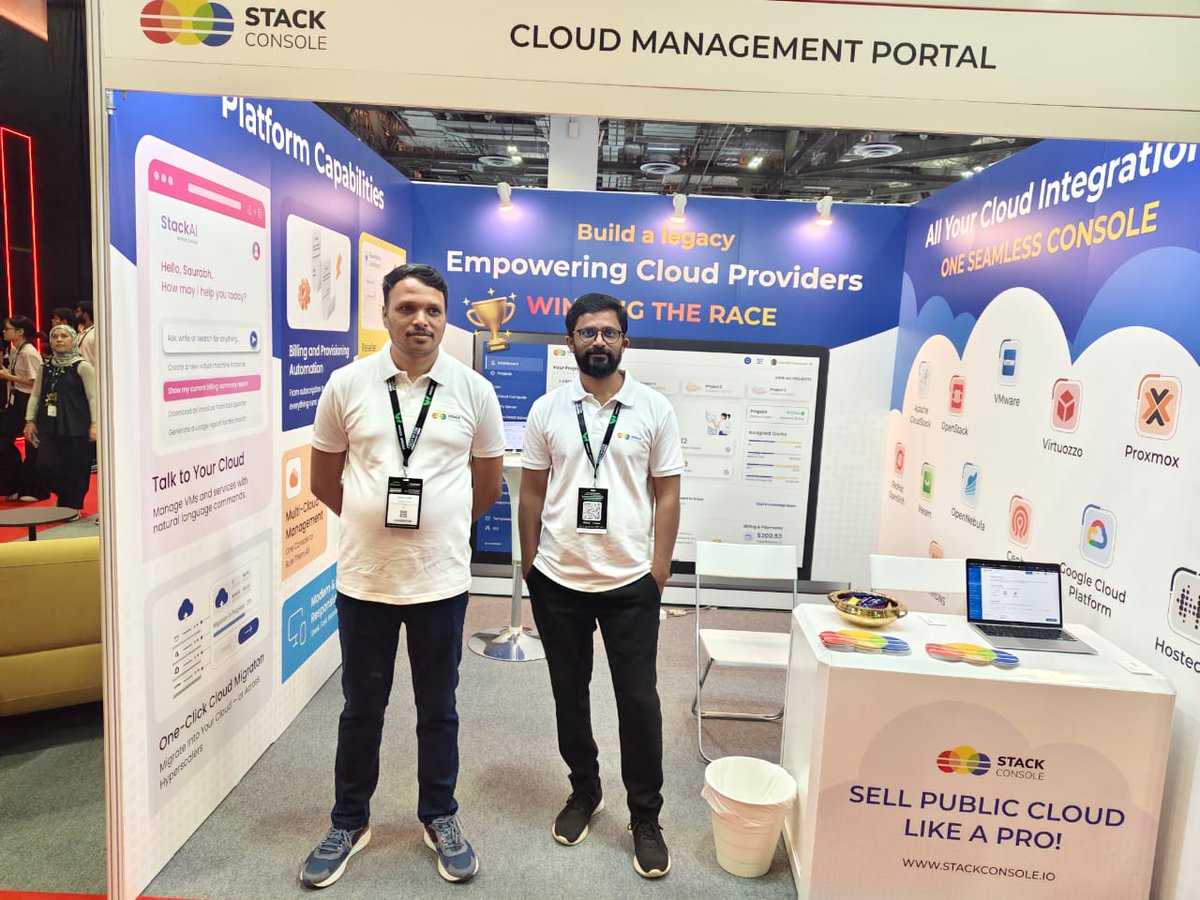 stackconsole's tweet image. Day 1 at Cloud & AI Infrastructure Singapore 2025!
It’s been an incredible start — great conversations, exciting new connections, and even some wonderful visits from our existing clients. Thank you to everyone who stopped by the Stack Console booth today!