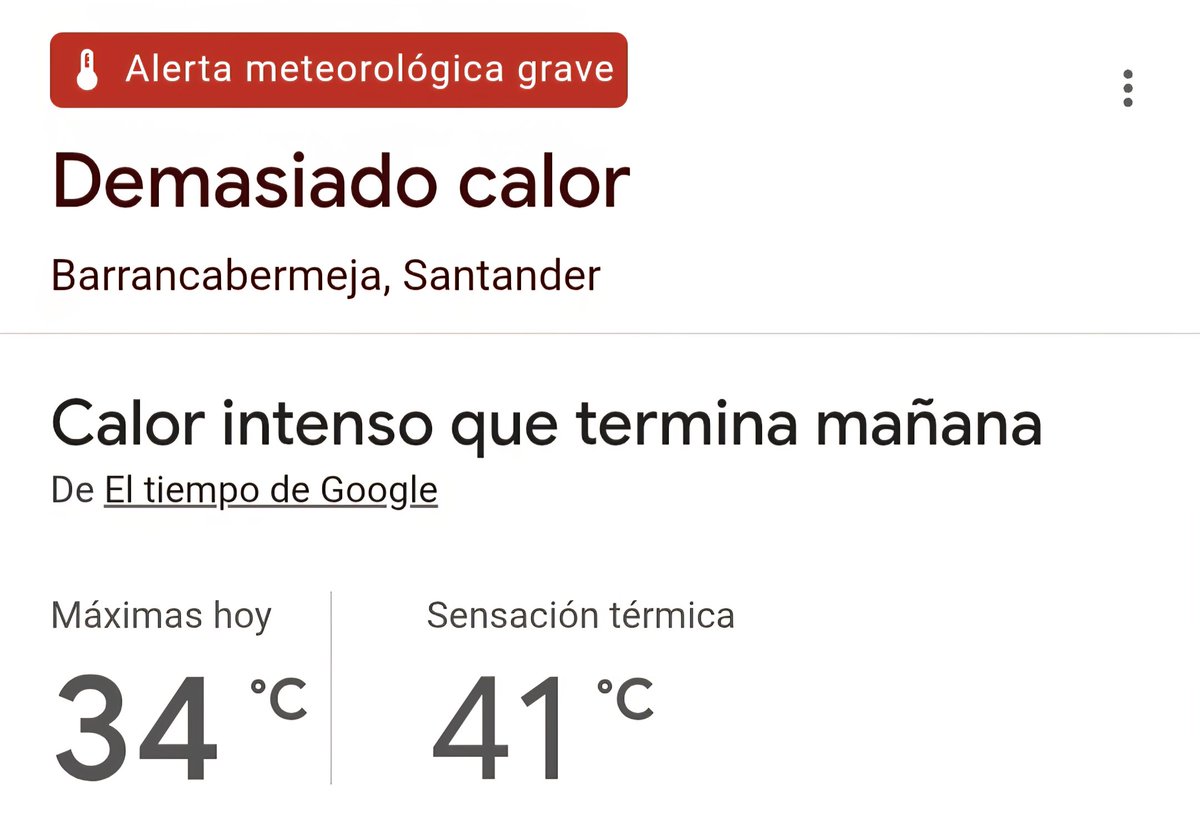 ¡Buenos días! Que tal el clima de hoy 🔥🥵