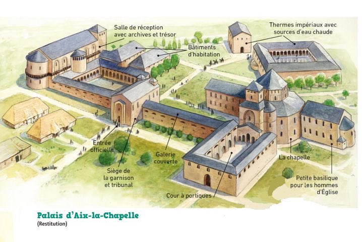 Charlemagne’s palace at Aachen