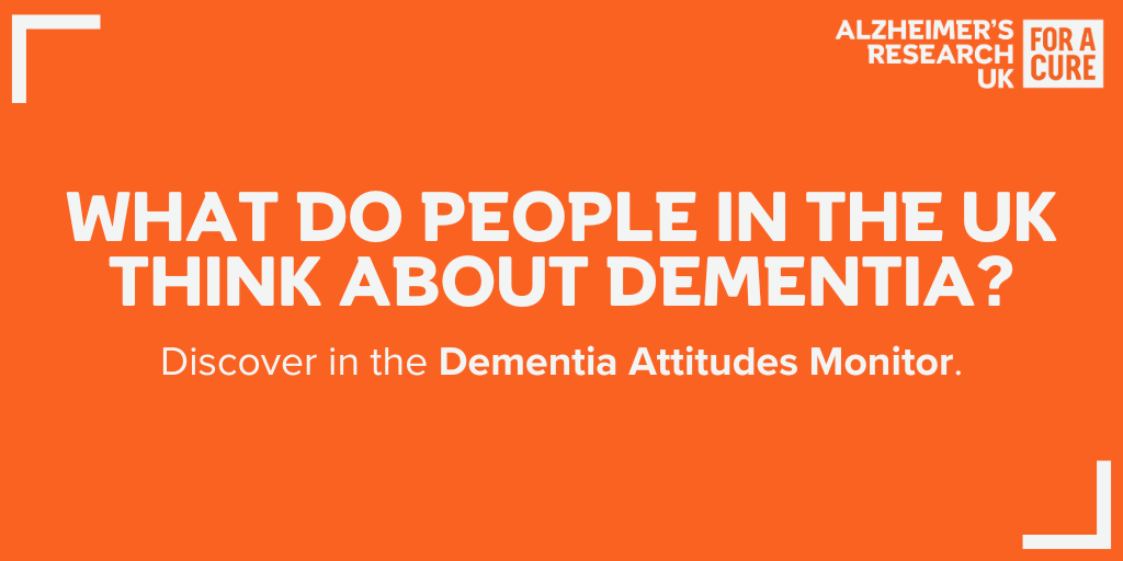 Half of Brits fear dementia more than any other health condition. 

That’s one of the striking findings from our latest Dementia Attitudes Monitor, launched today. 

Find out more: alzheimersresearchuk.org/news/half-of-b…