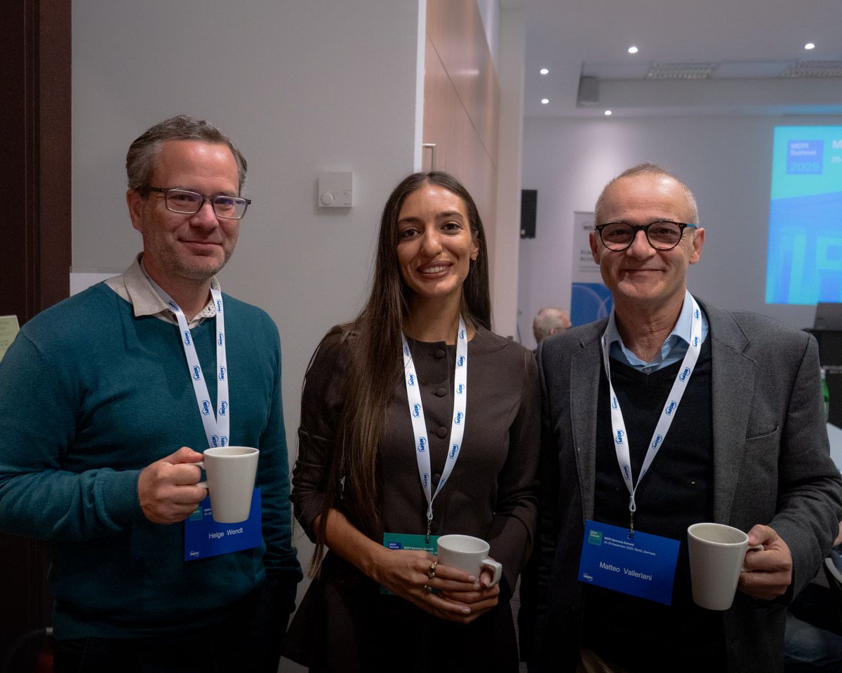 💥MDPI hosted the first-ever #MDPISummit in Germany.
🔗brnw.ch/21wWrSZ

🤝Among the many valuable exchanges, our Managing Editor had the wonderful opportunity to meet with our Editor-in-Chief, Prof. Dr. Matteo Valleriani, and Section Editor-in-Chief, Dr. Helge Wendt.