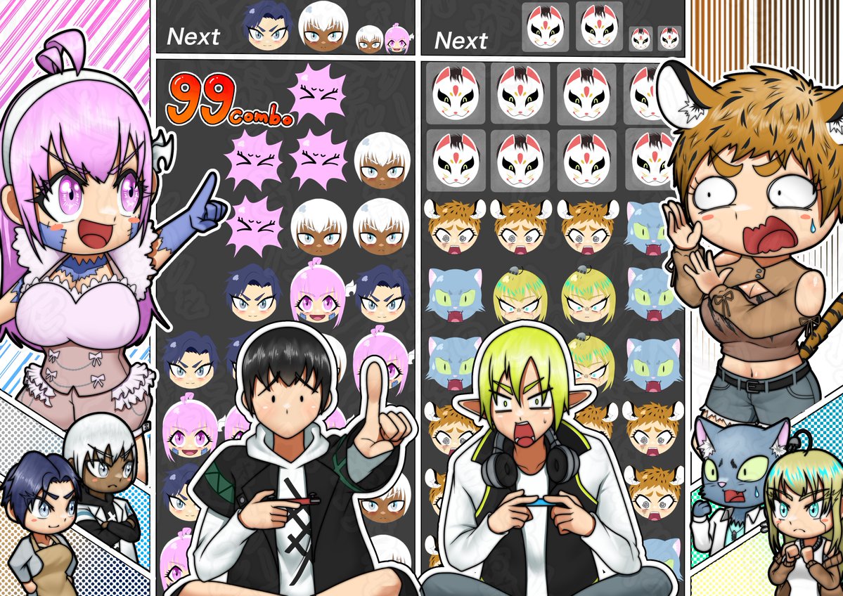 MINATO25618092's tweet image. #一次創作祭り秋の陣2025秋の陣 
#秋の創作クラスタフォロー祭り 
#絵描きさんフォロバ100

このツイートを見たな！
これで縁が出来たな！🤝
うちの子を中心に描いています！
全反応巡回します！