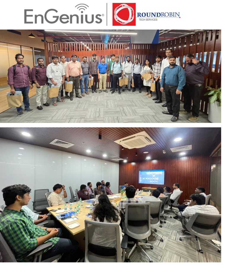 RoundrobinTech's tweet image. We just wrapped up an energizing partner training in Hyderabad On EnGenius products.
Huge thanks to all for the engagement and collaboration. Looking forward to many more shared successes ahead!
