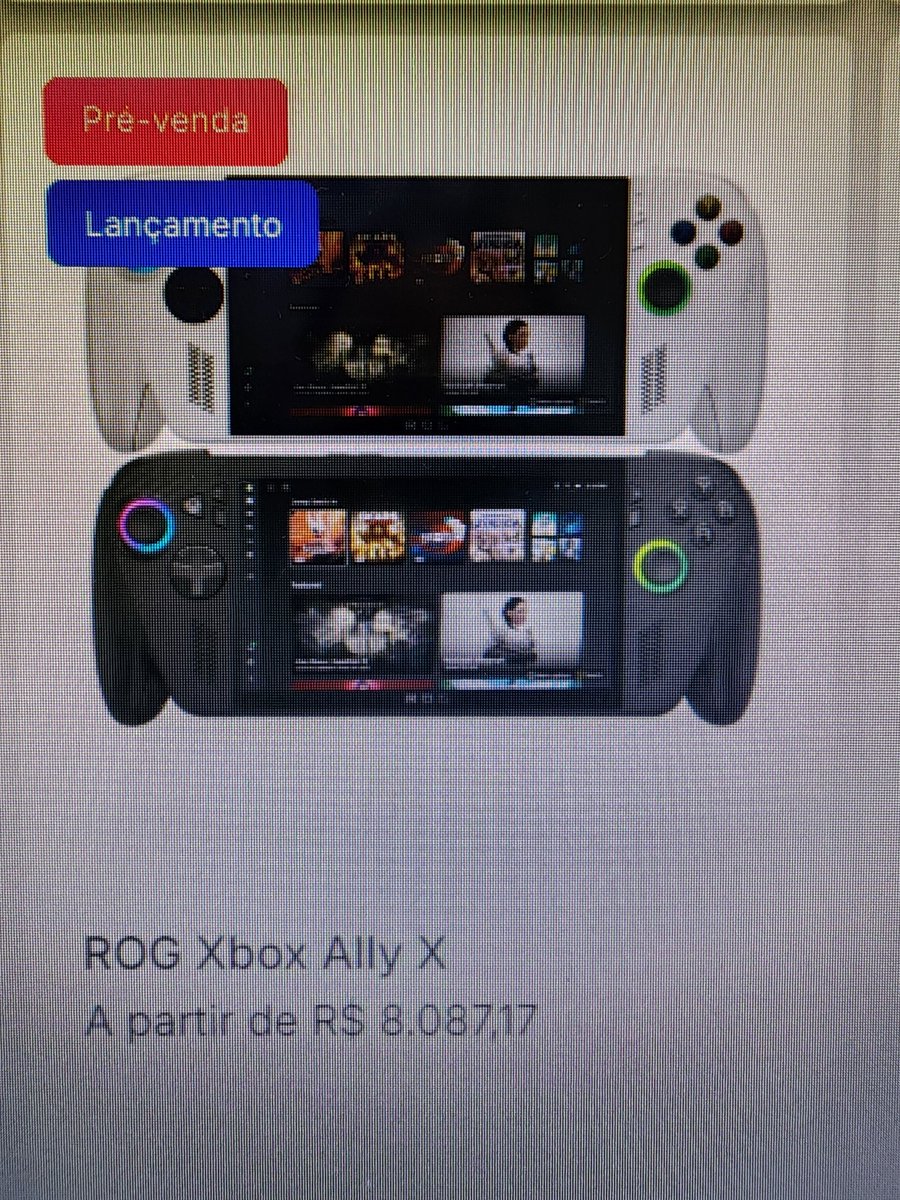 Recebi o email de confirmação da lista de espera sobre o Xbox Rog Ally, serão apenas 15 unidades disponíveis de cada modelo.
No site da loja esta o preços a partir de 8k sera que é para o modelo base?
.
.
.
.
#XboxSeriesX #XboxSeriesS #XboxGamePass #ROGALLY #asus #Microsoft