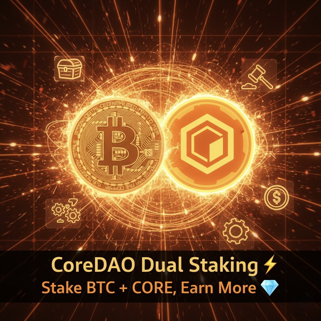 Saifulirox's tweet image. Dual Staking Mechanism #Core

#CoreDAO introduces a game-changing Dual Staking feature — where both BTC and #CORE can be staked together. ⚡
This boosts rewards, strengthens validator security, and unites Bitcoin and DeFi in one system. Stakers gain yield and governance power…