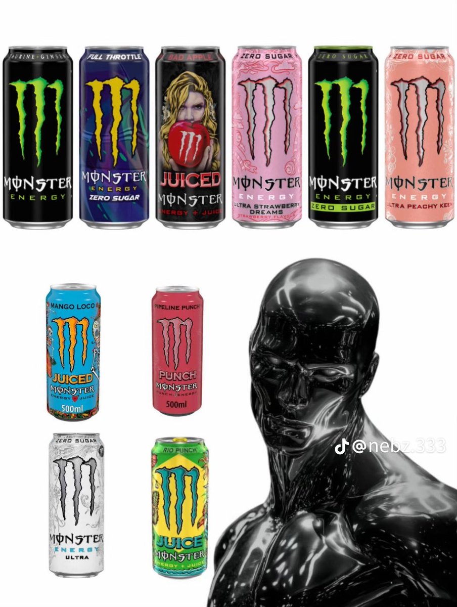 BackInHereFor's tweet photo. @JustCallMeAkz Once you touch monsters and energy drinks life becomes different https://t.co/9jUVKC30H4
