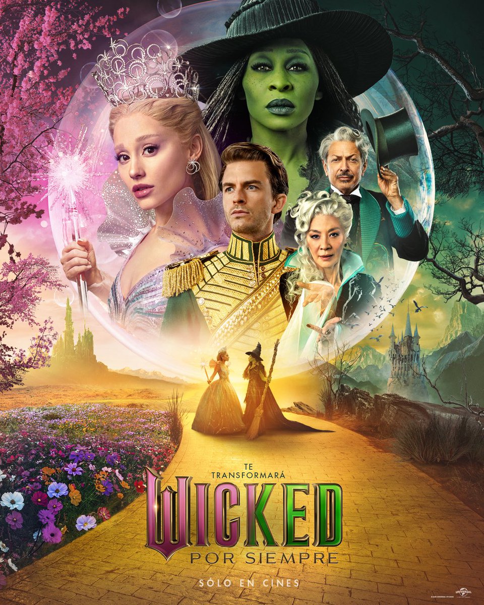 Vuelve al mágico mundo de Oz ✨ #WickedPorSiempre, 20 de noviembre, sólo en cines.