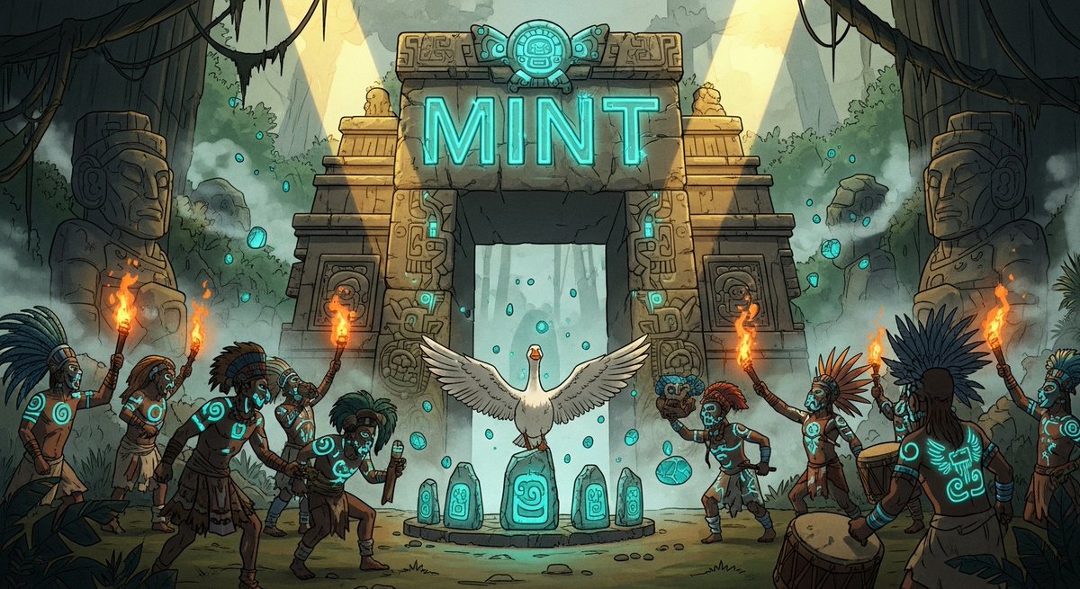 AztecOriginsNFT's tweet image. The day has arrived.
The jungle awakens, the stones hum again.
โ๏ธ Aztec Origins Mint TODAY
๐ 16:00 UTC โ Blessed Ones (Free Mint)
๐ 17:00 UTC โ Tribal Council (WL Mint)
๐ 18:00 UTC โ Public Ascendance
๐ app.blever.xyz/drops/aztec-orโฆ
Only the Blessed shall rise. ๐ชฟโจ
@aztecnetworkโฆ