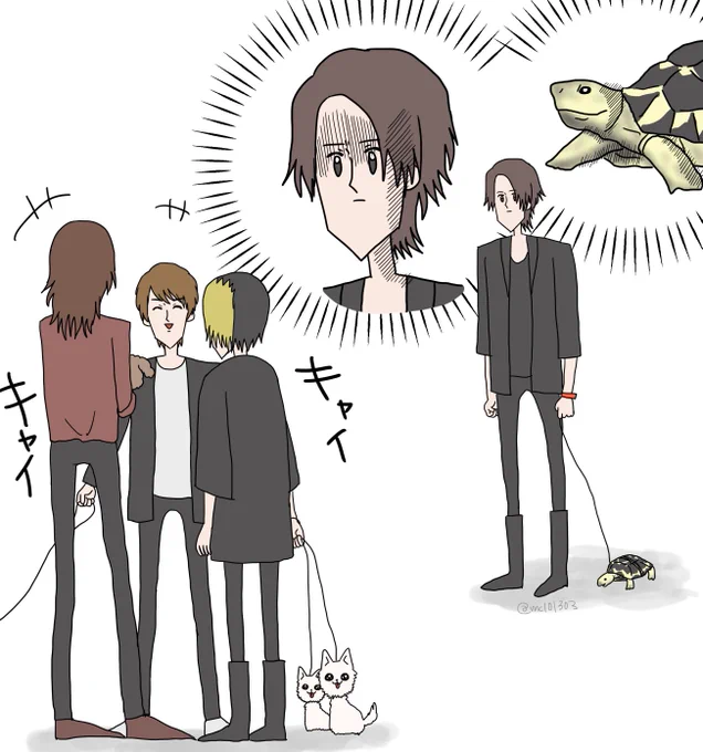 GLAYとペット 