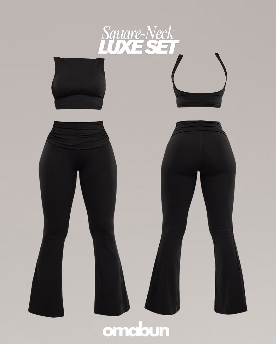 Back out, confidence on 🤍
The Luxe Square-Neck Set drops this Friday 10.10 on Omabun.com sleek, sculpting, and effortlessly chic.