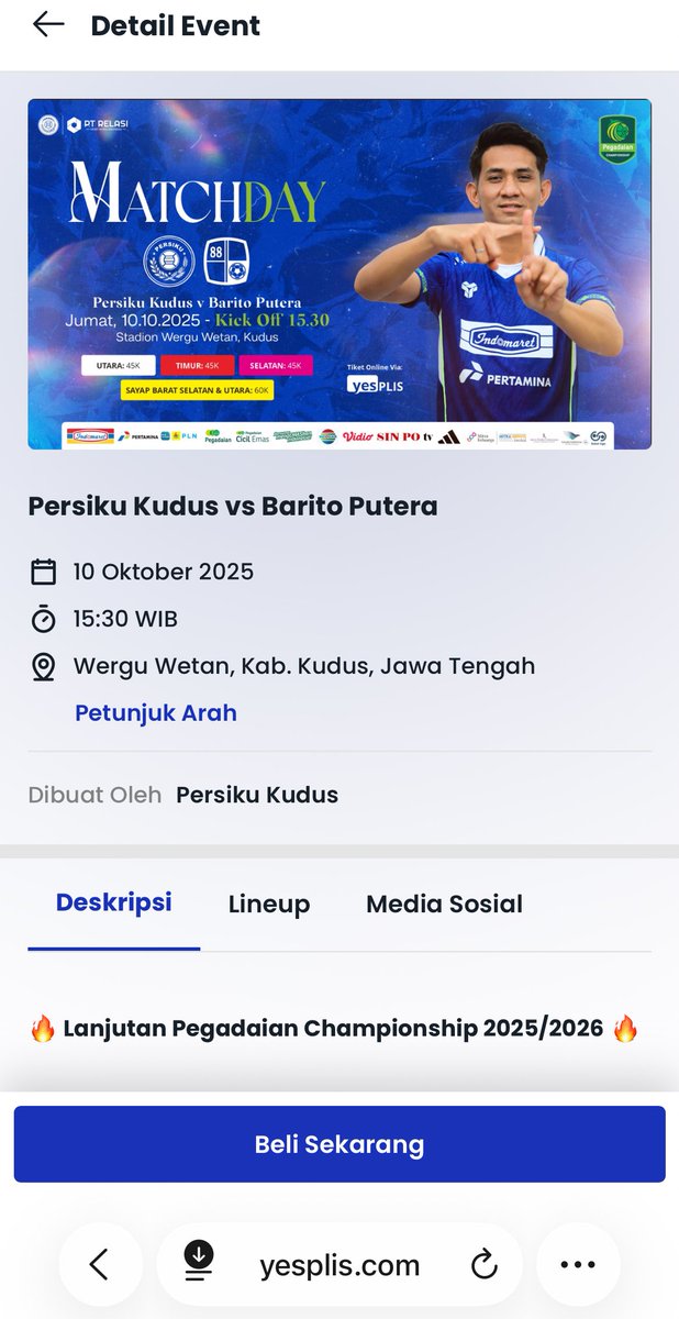 #TxtFromTheShooter

Ono sing kleru tuku tiket Persiku Kudus 😭🤣