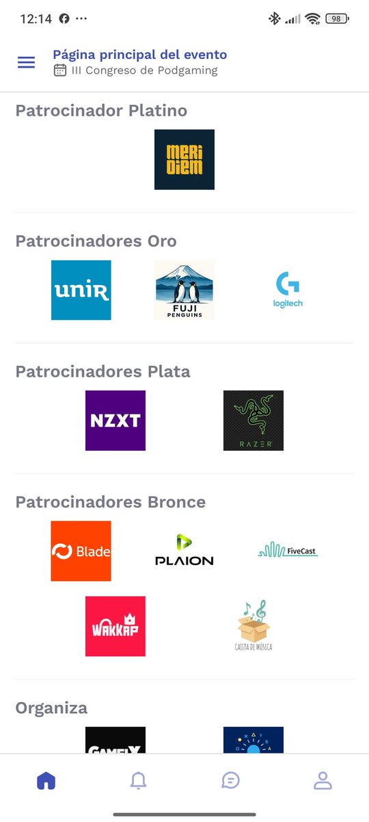 En la app de #Podgaming2025, además de ser necesaria para tener tu entrada, puedes:
🔹 Ver los Conferenciantes
🔹 Networking con otros visitantes 
🔹 Consultar los Horarios
🔹 Descubrir los Patrocinadores