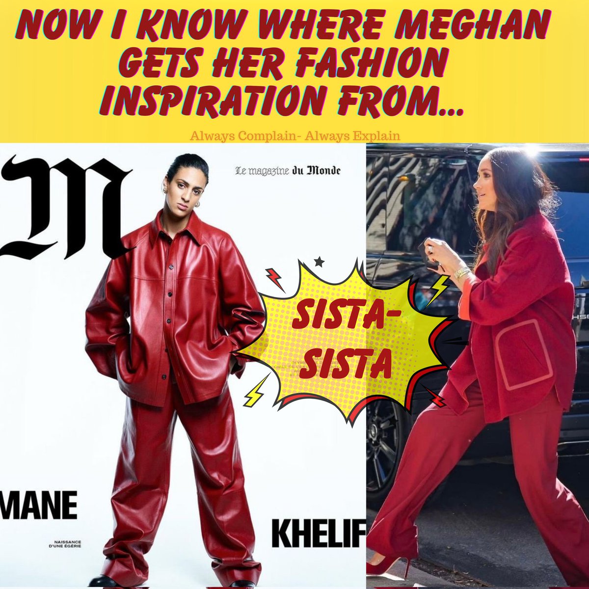 chronoroyals's tweet photo. 👉If #MeghanMarkle is known for making fashion statements- 👀
This is probably the loudest #YET 😎
#ThepowerOfYet #BeInspired
@SeeingTheVeil2 https://t.co/iDUUtumlXO