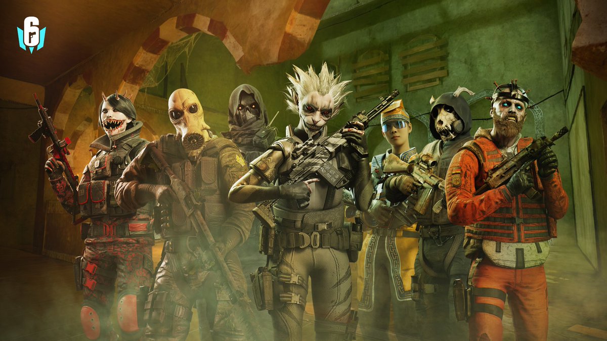 Rainbow6Mobile's tweet image. The spooky season is creeping in... and we're conjuring up our very first holiday event! 🕸️

Dare to face the fright? Grab your courage (and maybe a flashlight) and uncover all the ghoulish details in our latest #R6M blog post. 🧟👇

rainbowsixmobile.com/toxicfog_hallo…