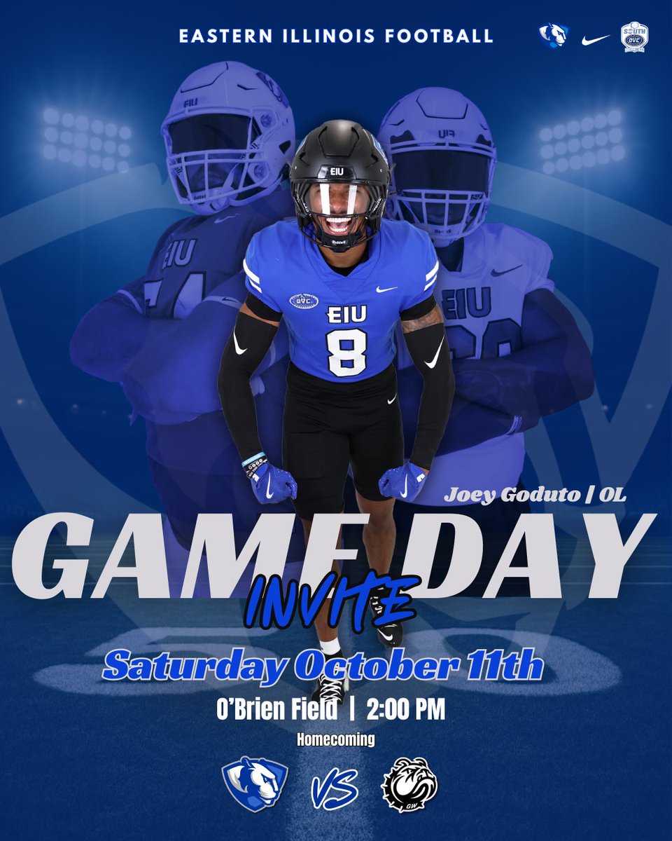 Thank you <a href="/LamannaEIU/">Brendan Lamanna</a> for the graphic. Very excited to be out in Charleston again this Saturday.
<a href="/OLMafia/">OL MAFIA</a> 
<a href="/_CoachHoov/">Cole Hoover</a> 
<a href="/BGHITMEN/">Coach Vlk</a>