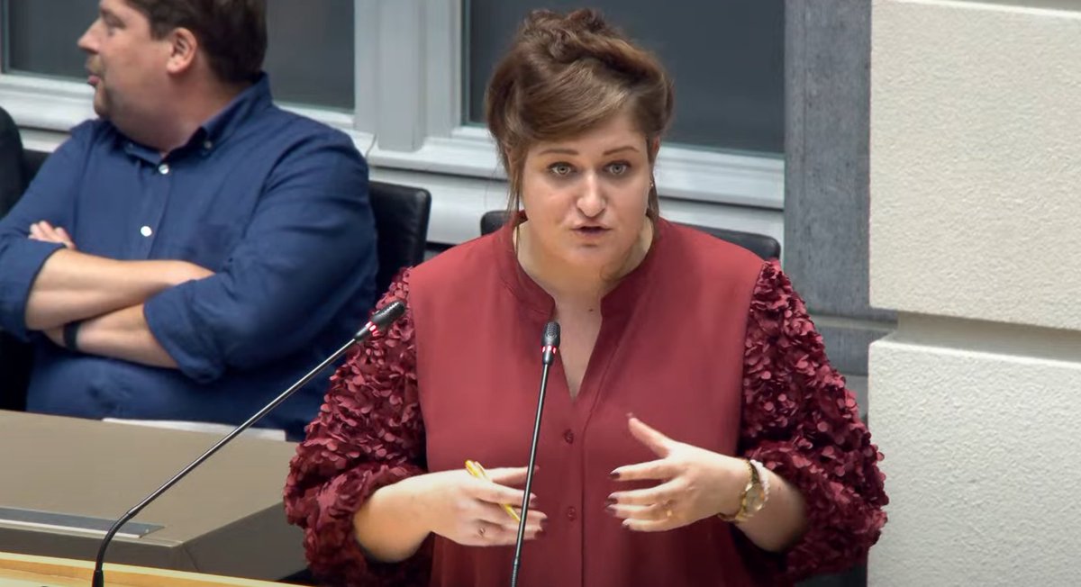 "Het Vlaams Belang waarschuwt al jaren dat de verharding in onze steden en wijken hand in hand gaat met falend migratiebeleid, gebrekkige handhaving én een tekort aan jeugdzorg met tanden." <a href="/A_Blancquaert/">Adeline Blancquaert</a> #VlaParl