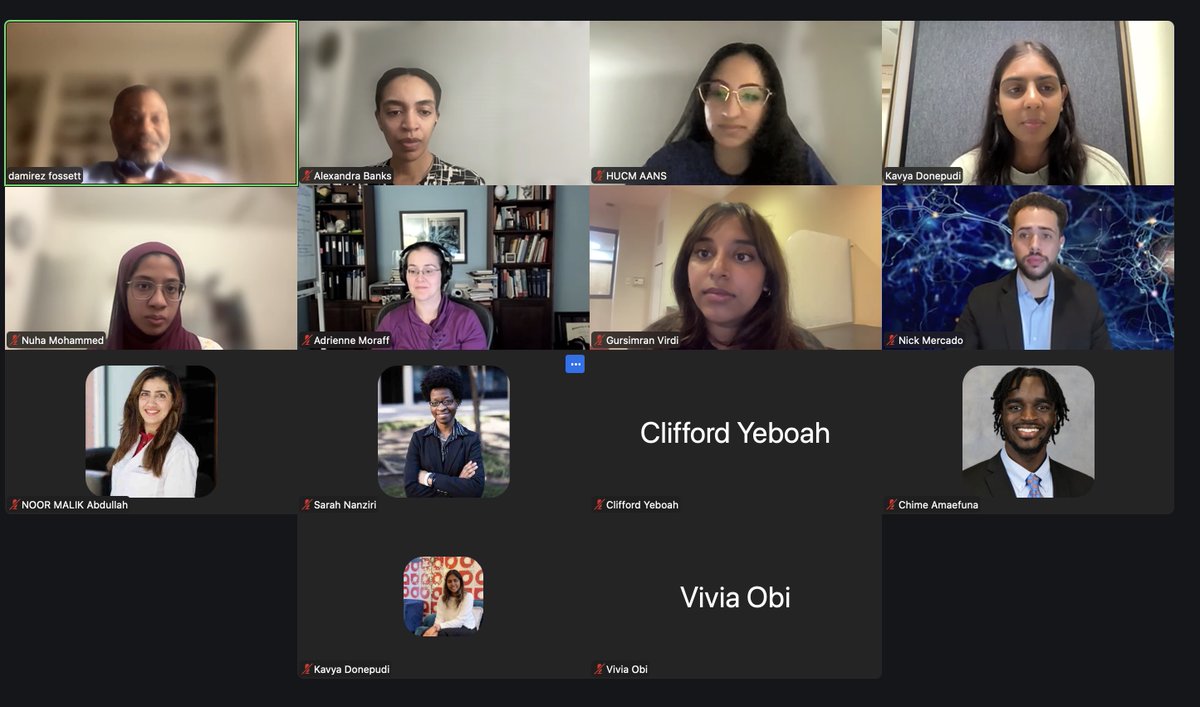 Last night at Journal Club, Dr. Fossett, Dr. Adrienne Moraff, and Kavya Donepudi led an excellent discussion on epidural &amp; subdural hematomas and the process and impact of adjunctive middle meningeal artery embolization (MMAE) 🧠💡