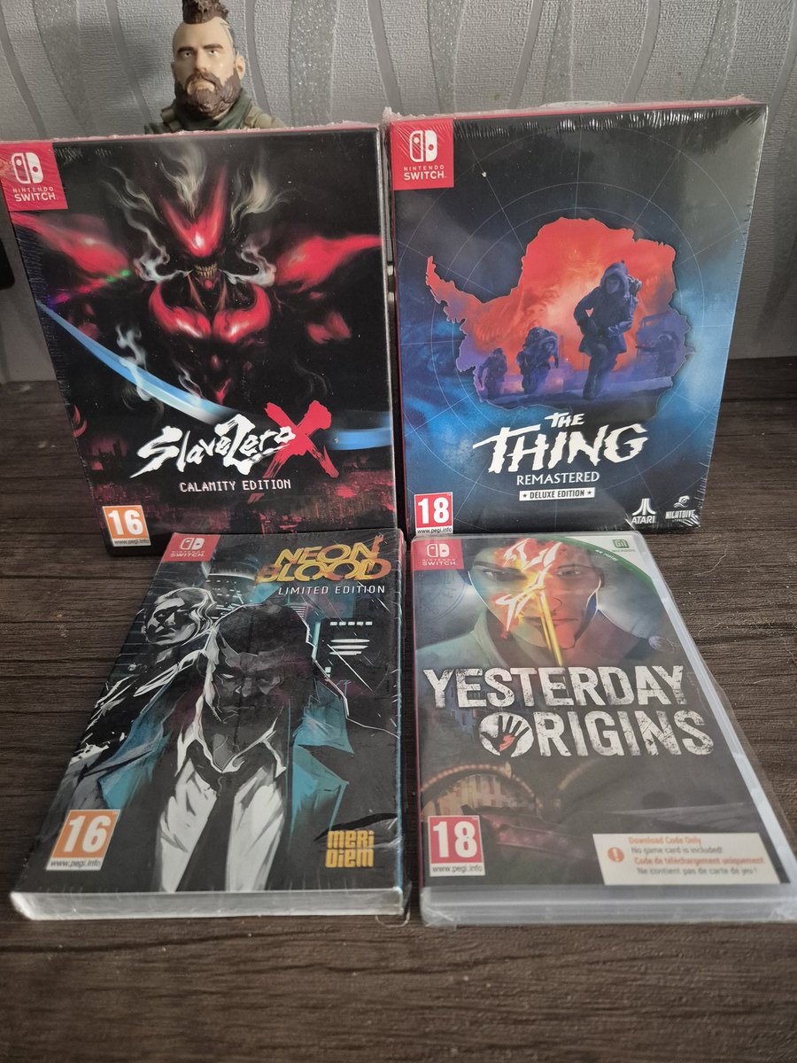 Xtazee's tweet photo. Big thanks to @game_collection, ordered this little bundle on Monday night and here it is delivered on Wednesday afternoon, great service yet again 😊😊 https://t.co/jAx1r3XEN8