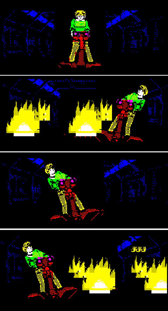 sequentiasoft's tweet image. Sigo con el #Odyssey31 , este puzzle me ha costado bastante hacerlo, pero ha quedado bonito. De pequeño yo quería tener un moto-slider como Telémaco, pues ahora ya se puede manejar, en un sitio lleno de fuego.
Sigo adelante, poco a poco!
#sequentiasoft #zxspectrum