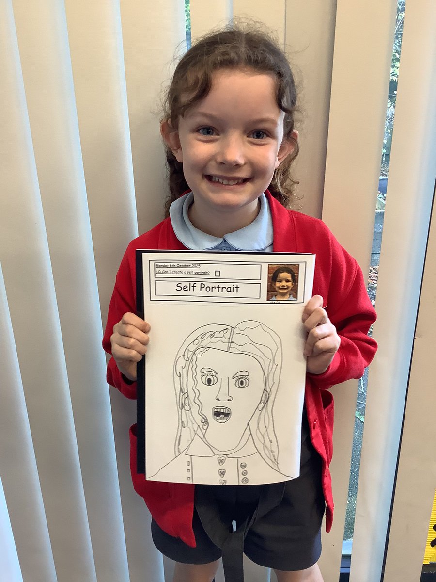 Beech Class have been artists this week. After studying portraits by famous artists, we had a go at creating our own self portraits. <a href="/LT_Trust/">Learning Together Trust</a> <a href="/Haigh_St_Davids/">St. David's Haigh</a>