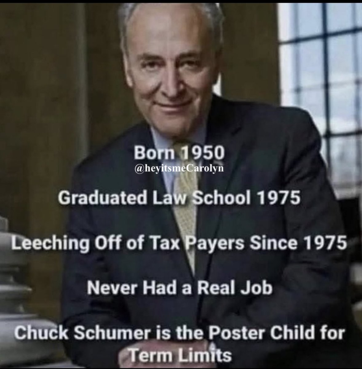 Term Limits are NEEDED‼️
#SchumerShutdown