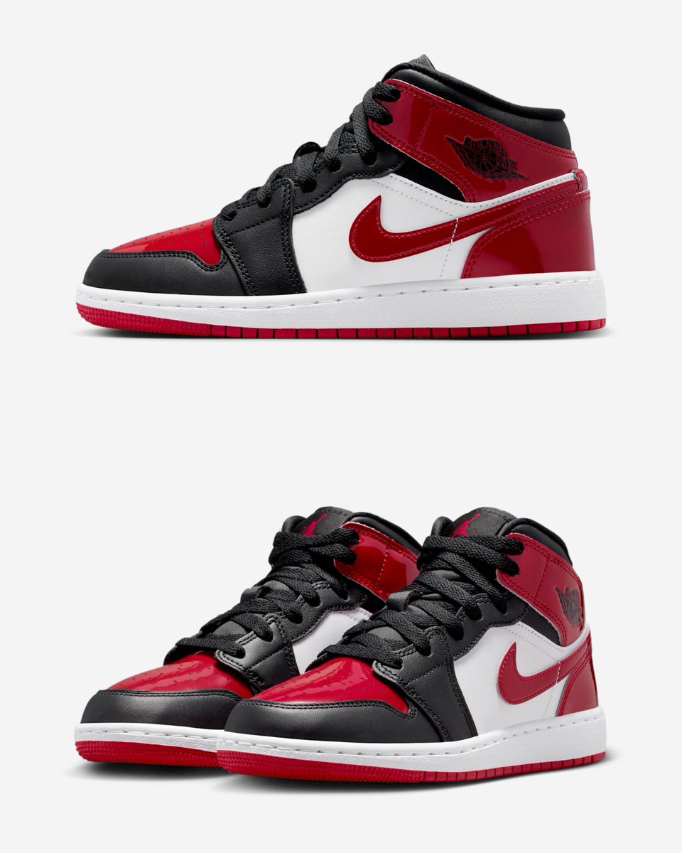 Kids Air Jordan 1 Mid SE Patent Leather "Red Toe" is now available!

GO HERE 📲
JD Sports - nicek.is/48lmc1n
Finishline - nicek.is/48lmnK5