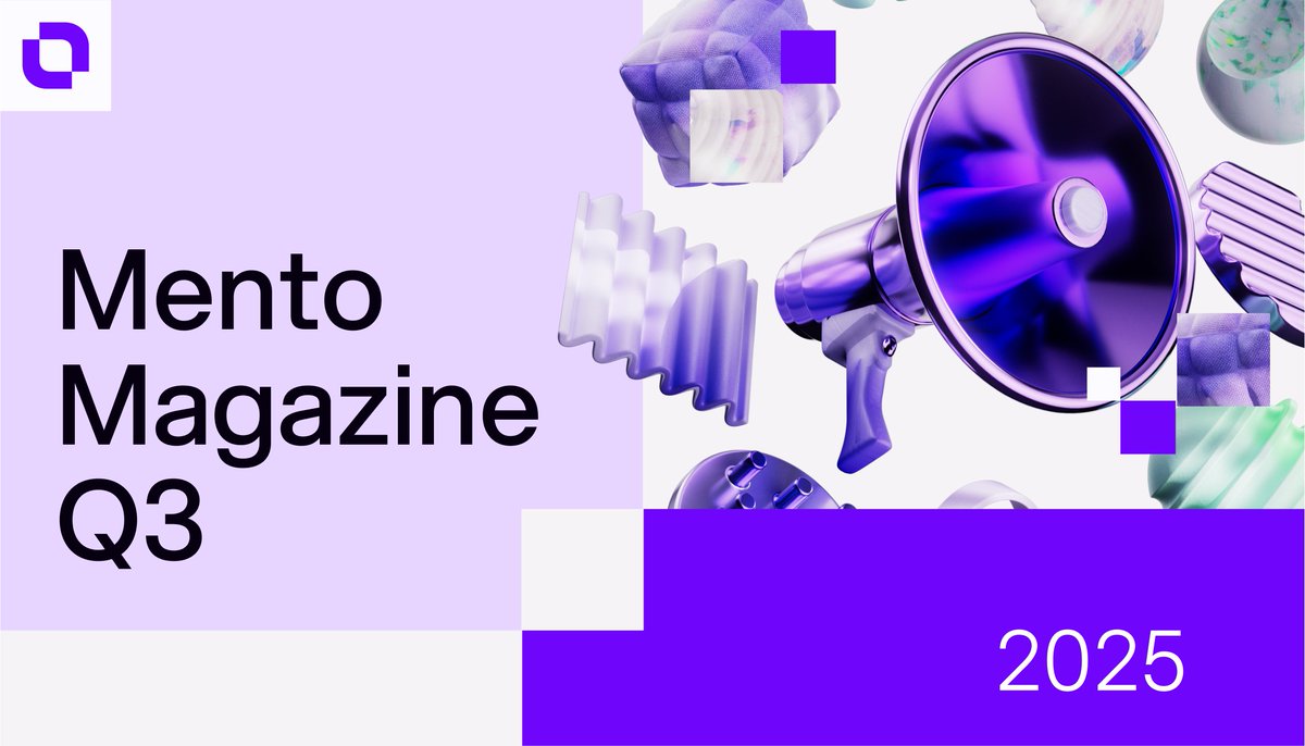 📣Hot off the press!

The latest edition of Mento Magazine packed with news and updates from across the Mento ecosystem for Q3!

Bonus: our first edition since the glow-up ✨