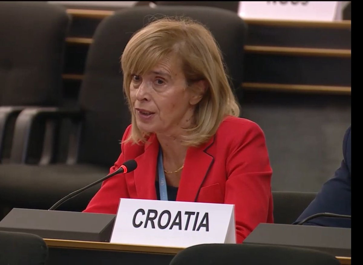 CROinUNGeneva's tweet photo. At the 76th plenary session of #ExCom 🇭🇷 expressed support for the work of the #UNHCR and emphasized the importance of respecting the IHL. 🇭🇷 stands firmly with people in need worldwide and will continue to contribute substantially to global humanitarian efforts
#ExCom76 https://t.co/e3RTQaJ6lJ