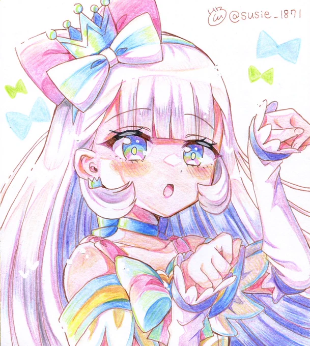 #見た人も無言で銀髪or白髪をあげる