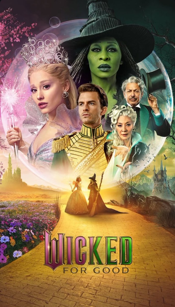 ArianaWorldHQ's tweet image. New #WickedForGood posters