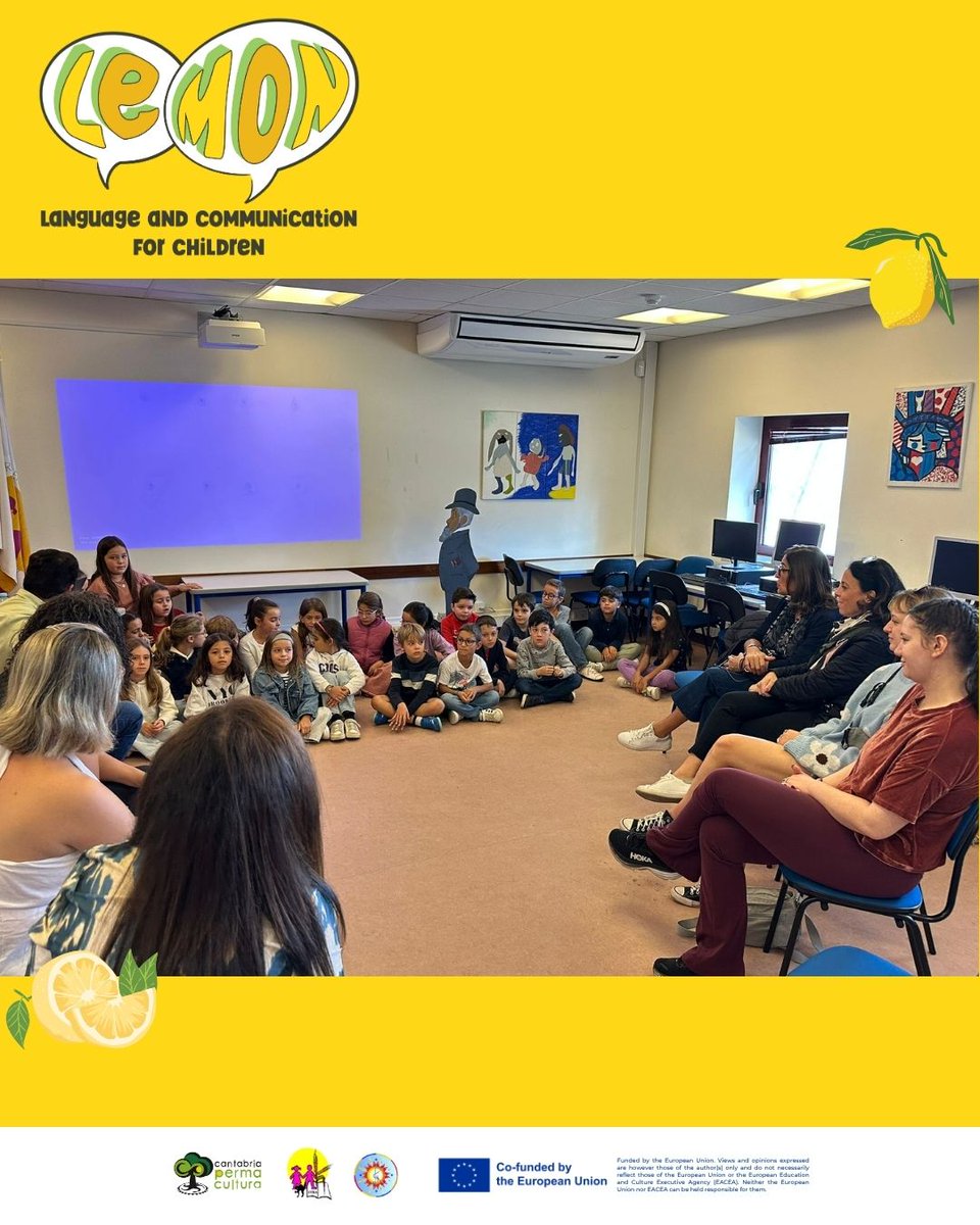 PermaculturaCan's tweet photo. 🇵🇹 First day in Portugal! We’ve been warmly welcomed by Agrupamento de Escolas de Cuba and met their amazing students. LEMON: LanguagE and coMmunicatiOn for childreN🍋 #LEMONproject #ErasmusPlus #EdChat #InclusiveEducation https://t.co/EG556ZpjtG